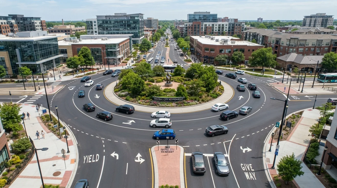 Getting Comfortable on Roundabouts, Merge Lanes, and Multi-Lane Roads