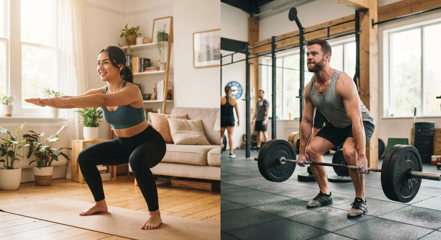 Home Workouts vs. Gym Sessions: Weighing the Trade-Offs Honestly