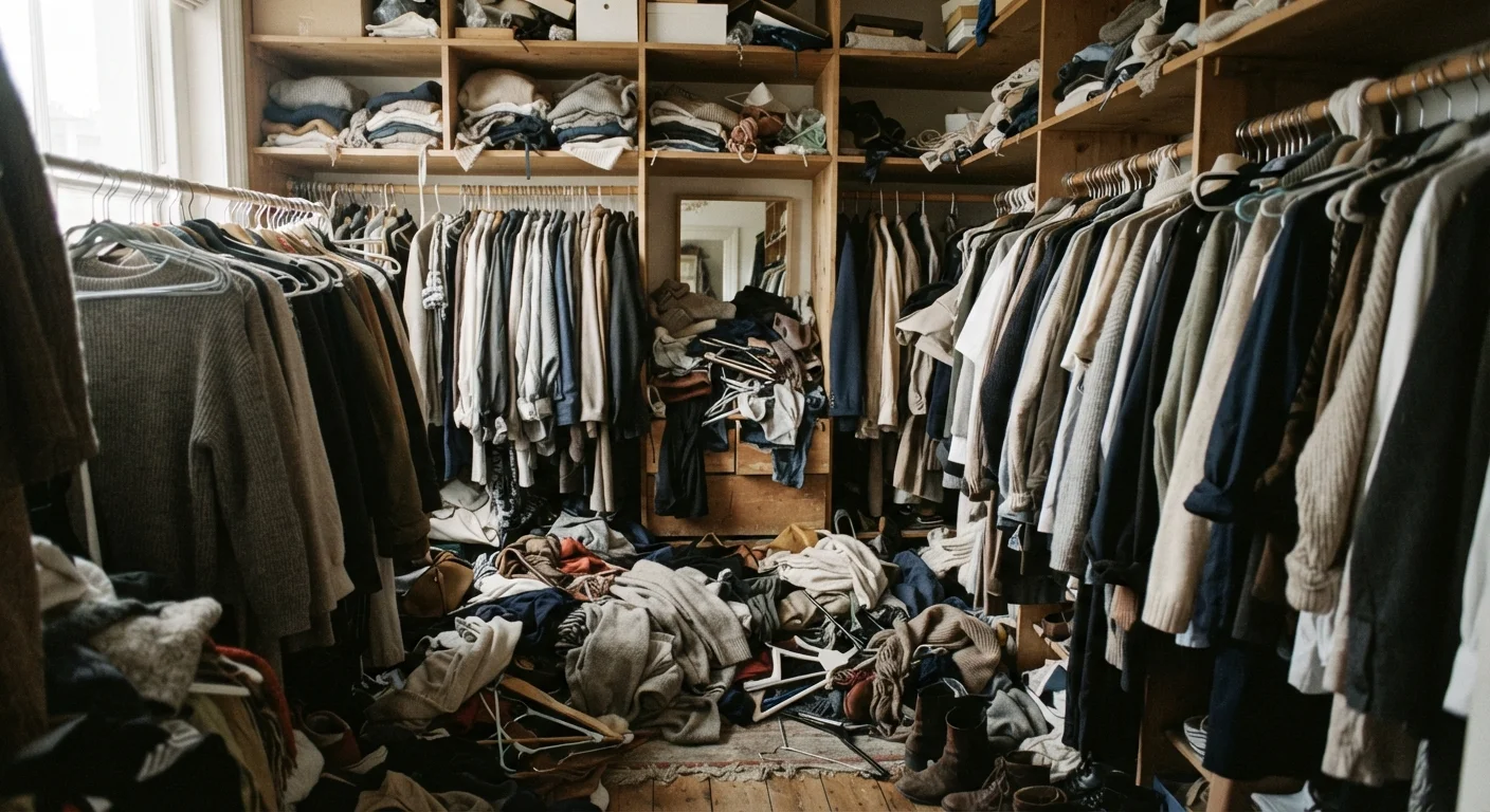 The Habits That Lead to a Cluttered, Unusable Wardrobe